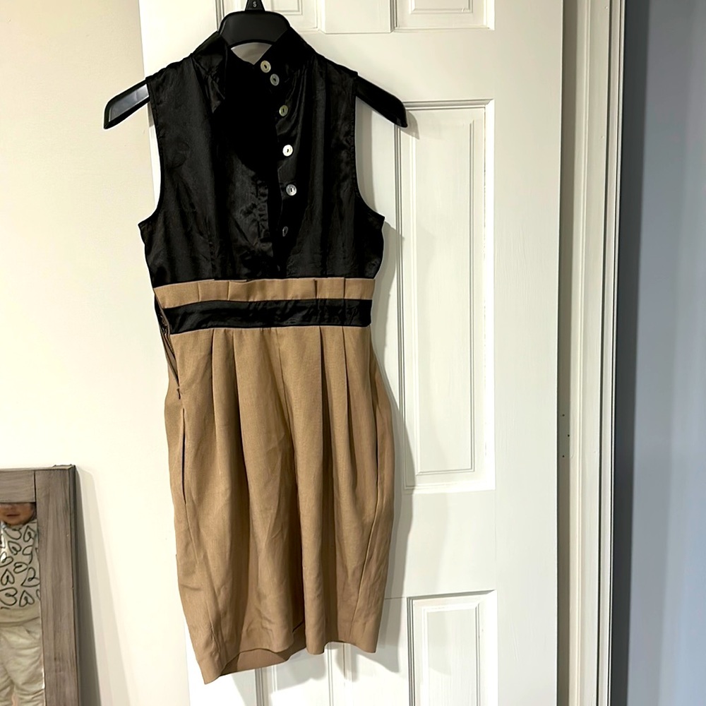 Black/Tan Dress